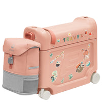 Stokke® JetKids™ Reiseset BedBox 46 cm Set 2 tlg. - 4-Rollen-Kabinentrolley (coral pink) - Ansicht 2