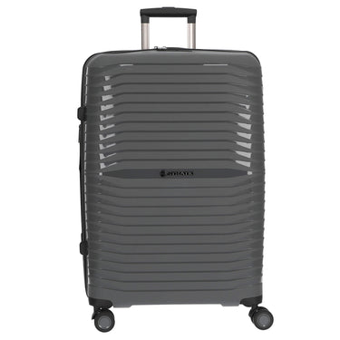 Stratic Bright+ - 4 - Rollen - Trolley 76 cm L erw. (grey) - Markenkoffer