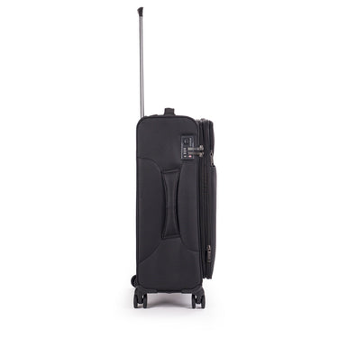 Stratic Light+ - 4 - Rollen - Trolley 68 cm M erw. (black) - Markenkoffer
