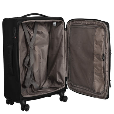 Stratic Mix - 4 - Rollen - Trolley 68 cm M erw. (black) - Markenkoffer