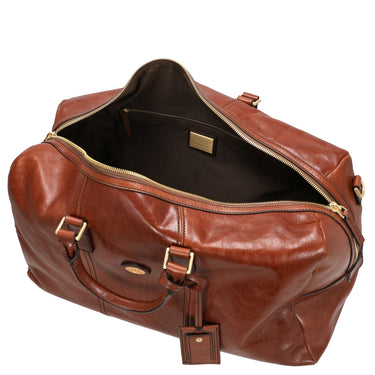 The Bridge Story Viaggio Weekender 30 - Reisetasche Leder 52 cm (marrone) - Markenkoffer