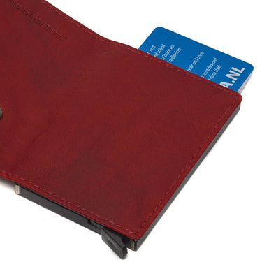 The Chesterfield Brand Portland - Kreditkartenetui 6cc 10 cm RFID (red) - Markenkoffer