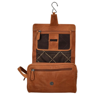 The Chesterfield Brand Rosario - Kulturbeutel zum Aufhängen 25 cm (cognac) - Markenkoffer