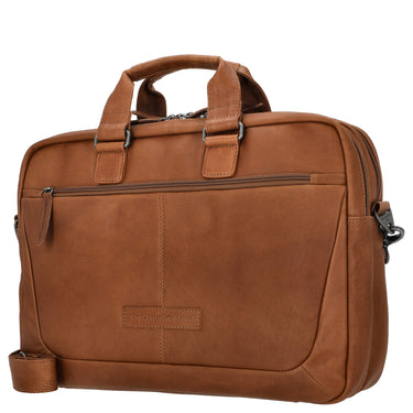 The Chesterfield Brand Seth Samuel - Laptoptasche 15" Leder 40 cm (cognac) - Markenkoffer