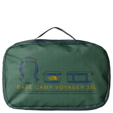 The North Face Base Camp Voyager Duffel 32 - Reisetasche 57.6 cm (duck green/shady blue) - Markenkoffer