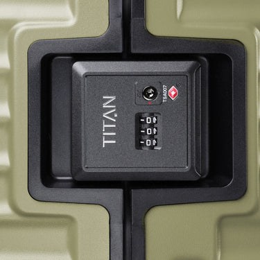 TITAN OVERSEAS - 4 - Rollen - Kabinentrolley S 55/20 cm (forest green) - Markenkoffer