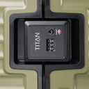 TITAN OVERSEAS - 4 - Rollen - Kabinentrolley S 55/23cm mit Vortasche (forest green, 55/23 cm) - Markenkoffer