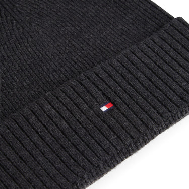 Tommy Hilfiger Flag - Beanie (charcoal gray) - Markenkoffer