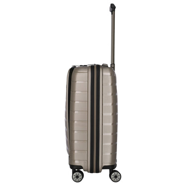 Travelite Air Base - 4 - Rollen - Kabinentrolley mit Vortasche S 55 cm (champagner) - Markenkoffer