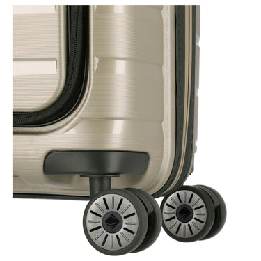Travelite Air Base - 4 - Rollen - Kabinentrolley mit Vortasche S 55 cm (champagner) - Markenkoffer