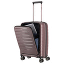 Travelite Air Base - 4 - Rollen - Kabinentrolley mit Vortasche S 55 cm (flieder) - Markenkoffer