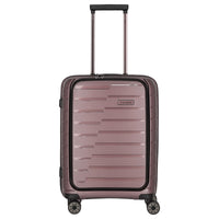 Travelite Air Base - 4 - Rollen - Kabinentrolley mit Vortasche S 55 cm (flieder) - Markenkoffer