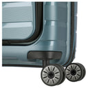 Travelite Air Base - 4 - Rollen - Kabinentrolley mit Vortasche S 55 cm (iceblue) - Markenkoffer