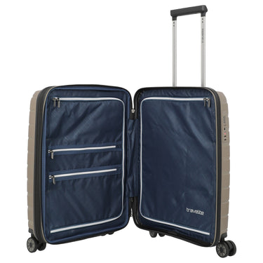 Travelite Air Base - 4 - Rollen - Kabinentrolley S 55 cm erw. (champagner) - Markenkoffer