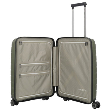 Travelite Air Base - 4 - Rollen - Kabinentrolley S 55 cm (olive) - Markenkoffer