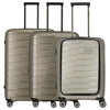Travelite Air Base - Set de trolley de 4 ruedas 3 piezas L/M/S Vortasche (champagner)
