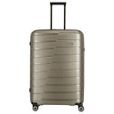 Travelite Air Base - 4-Rollen-Trolley Set 3tlg.  L/M/S Vortasche (champagner) - Ansicht 2