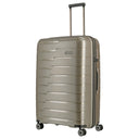 Travelite Air Base - 4 - Rollen - Trolley Set 3tlg. L/M/S Vortasche (champagner) - Markenkoffer