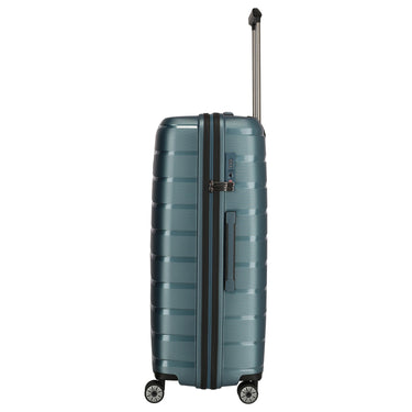 Travelite Air Base - 4 - Rollen - Trolley Set 3tlg. L/M/S Vortasche (iceblue) - Markenkoffer