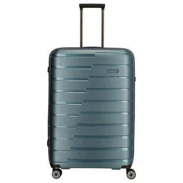 Travelite Air Base - 4 - Rollen - Trolley Set 3tlg. L/M/S Vortasche (iceblue) - Markenkoffer