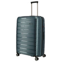 Travelite Air Base - 4 - Rollen - Trolley Set 3tlg. L/M/S Vortasche (iceblue) - Markenkoffer