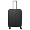 Travelite Air Stripe - Trolley de 4 ruedas 66 cm ampliable (black)