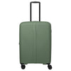 Travelite Air Stripe - Trolley de 4 ruedas 66 cm ampliable (green)