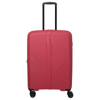 Travelite Air Stripe - 4 - Rollen - Trolley 66 cm erw. (red) - Markenkoffer