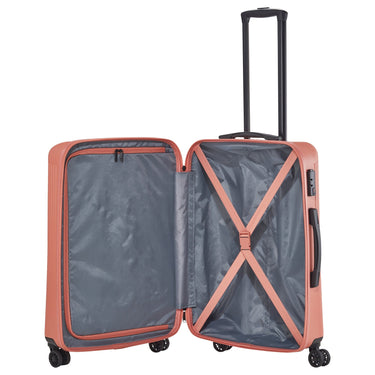 Travelite Bali - 4 - Rollen - Trolley M 67 cm (koralle) - Markenkoffer