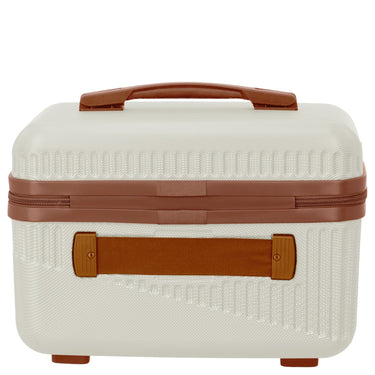 Travelite Bali - Beautycase 36 cm (weiß/cognac) - Markenkoffer