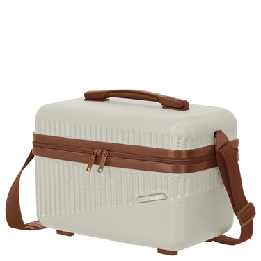 Travelite Bali - Beautycase 36 cm (weiß/cognac) - Markenkoffer