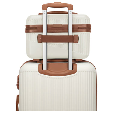 Travelite Bali - Beautycase 36 cm (weiß/cognac) - Markenkoffer