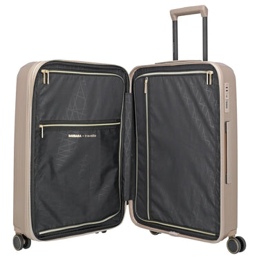 Travelite BARBARA Novelty - 4 - Rollen - Trolley M 65 cm erw. (satin nude) - Markenkoffer