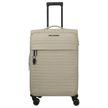 Travelite BARBARA Stepp - 4 - Rollen - Trolley M 68 cm erw. (satin nude, 68 cm) - Markenkoffer