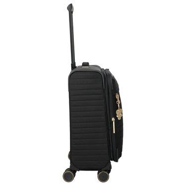 Travelite BARBARA Stepp - 4 - Rollen - Trolley S 55 cm erw. (schwarz, 55 cm) - Markenkoffer