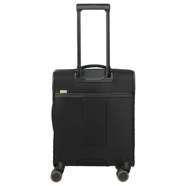 Travelite BARBARA Stepp - 4 - Rollen - Trolley S 55 cm erw. (schwarz, 55 cm) - Markenkoffer