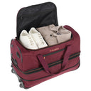 Travelite Basics - Rollenreisetasche 51/64L 55 cm erw. (bordeaux) - Markenkoffer