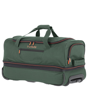 Travelite Basics - Rollenreisetasche 51/64L 55 cm erw. (dunkgrün) - Markenkoffer