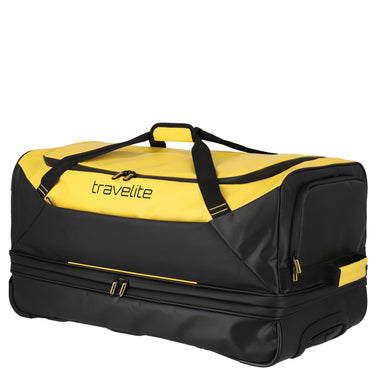 Travelite Basics - Rollenreisetasche Plane 98/119L 70 cm erw. (gelb) - Markenkoffer