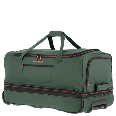 Travelite Basics - Rollenreisetasche 98/119L 70 cm erw. (dunkelgrün) - Markenkoffer