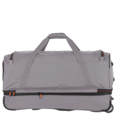 Travelite Basics - Rollenreisetasche 98/119L 70 cm erw. (grau/orange) - Markenkoffer