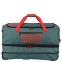 Travelite Basics - Rollenreisetasche 98/119L 70 cm erw. (grün/orange) - Markenkoffer