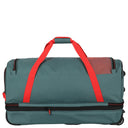 Travelite Basics - Rollenreisetasche 98/119L 70 cm erw. (grün/orange) - Markenkoffer