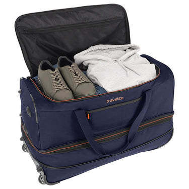 Travelite Basics - Rollenreisetasche 98/119L 70 cm erw. (navy) - Markenkoffer