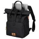 Travelite Basics Short Handle - Rolltop Rucksack 46 cm erw. (black) - Markenkoffer