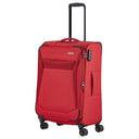 Travelite Chios - 4 - Rollen - Trolley M 67 cm erw. (rot) - Markenkoffer