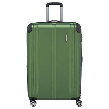 Travelite City - 4 - Rollen - Trolley erw. L 77 cm (grün) - Markenkoffer