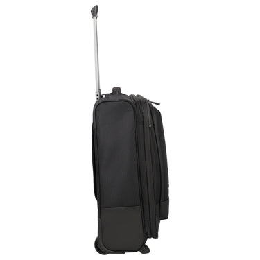 Travelite Crosslite - 2 - Rollen - Kabinentrolley S 54 cm erw. (black) - Markenkoffer