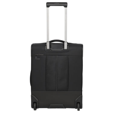 Travelite Crosslite - 2 - Rollen - Kabinentrolley S 54 cm erw. (black) - Markenkoffer