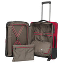 Travelite Crosslite - 2 - Rollen - Kabinentrolley S 54 cm erw. (red) - Markenkoffer